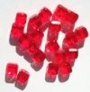 20 6mm Faceted Red ...